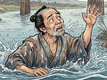 けちの親子