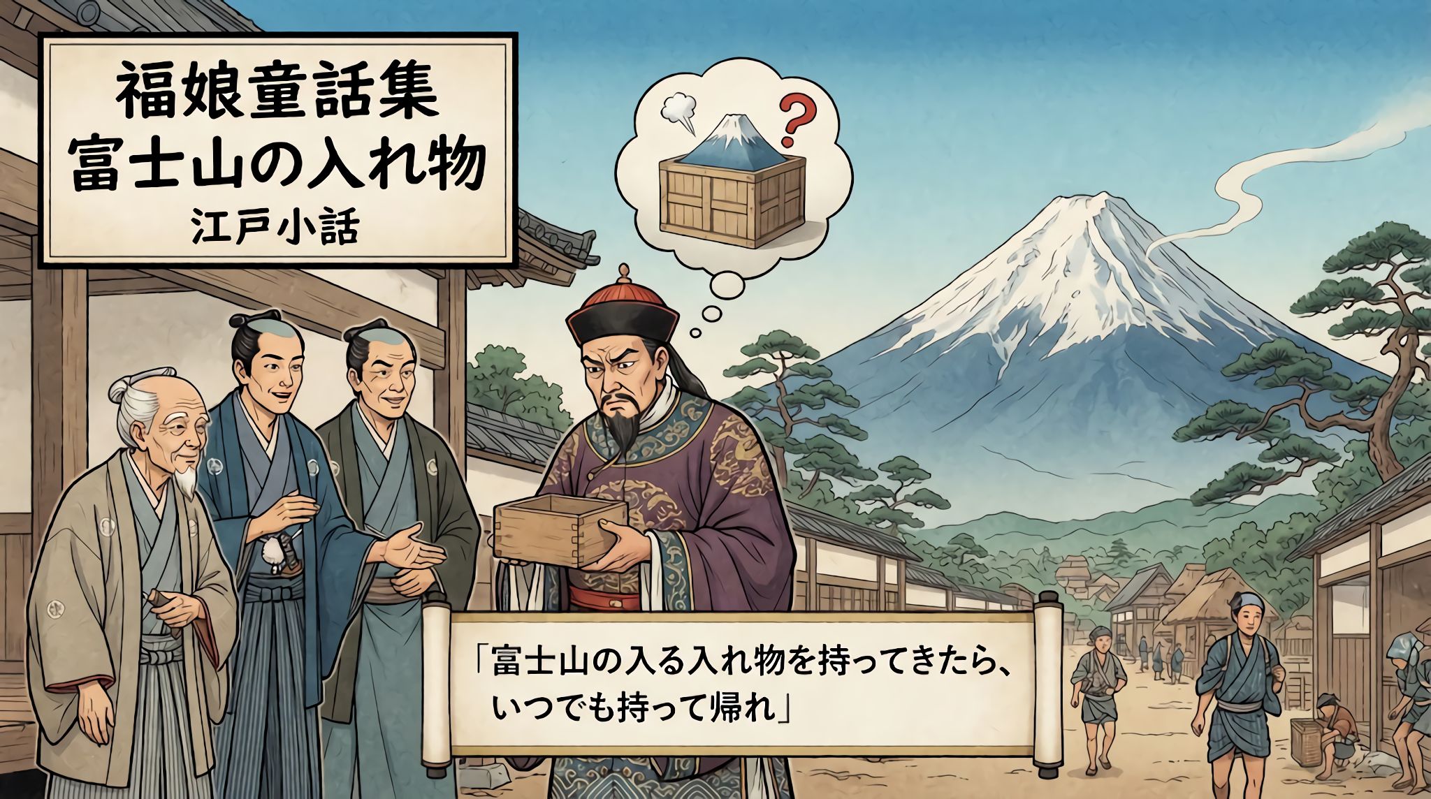 富士山の入れ物