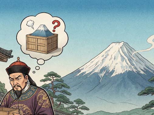 富士山の入れ物
