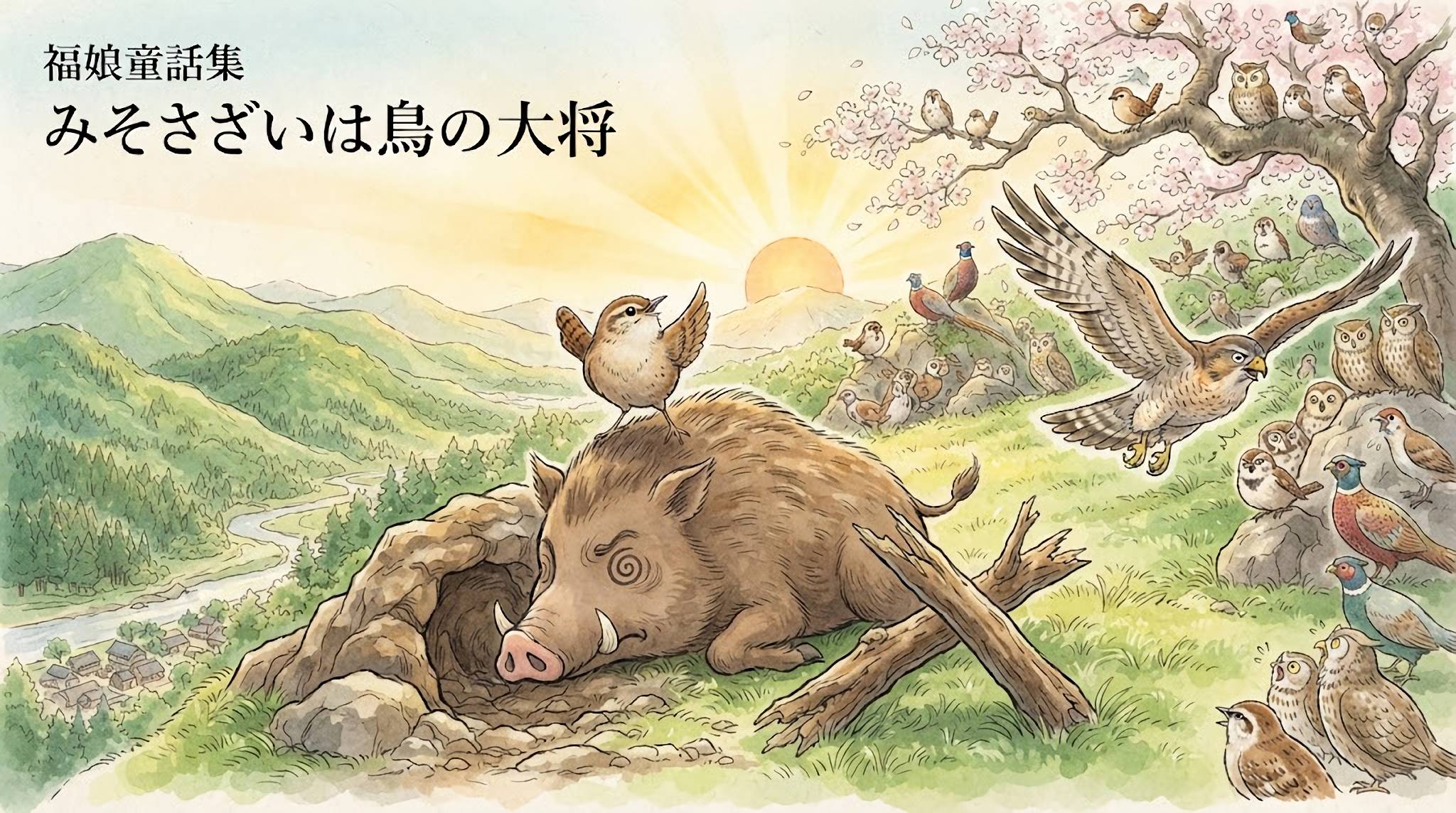 みそさざいは鳥の大将