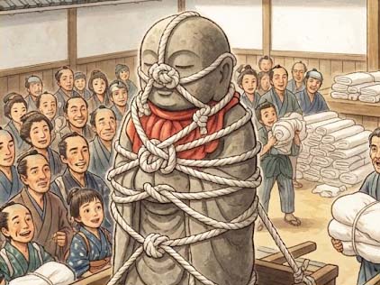 縛られ地蔵