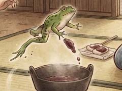 カエルになったぼたもち
