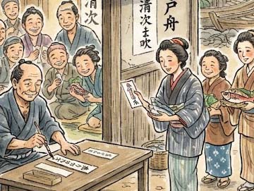 釣り舟清次のお札