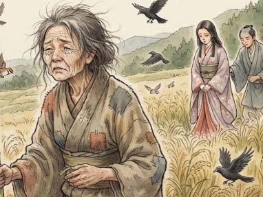佐渡二郎(さどじろう)と安寿姫(あんじゅひめ)の母