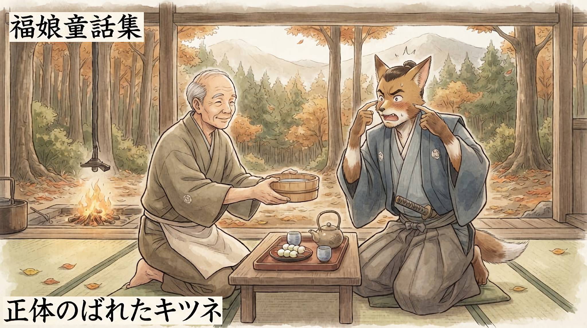 正体のばれたキツネ