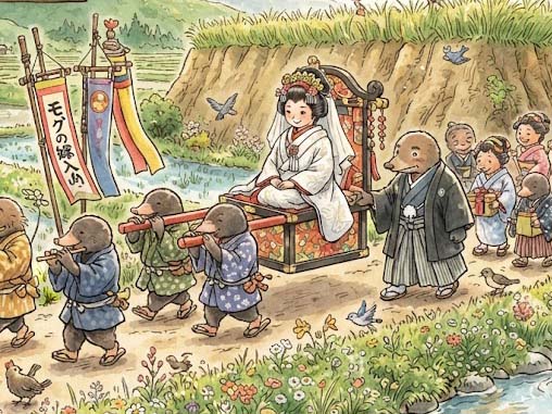 モグラの嫁入り