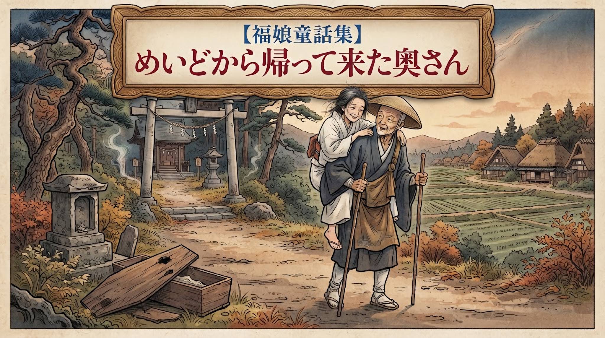 めいどから帰って来た奥さん