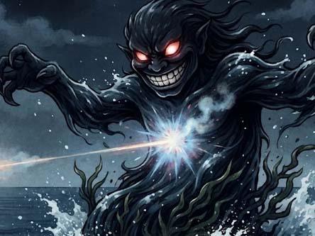 狩人(かりゅうど)と海の魔物