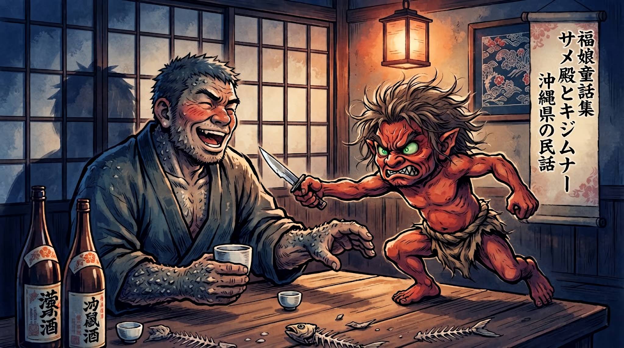 サメ殿とキジムナー