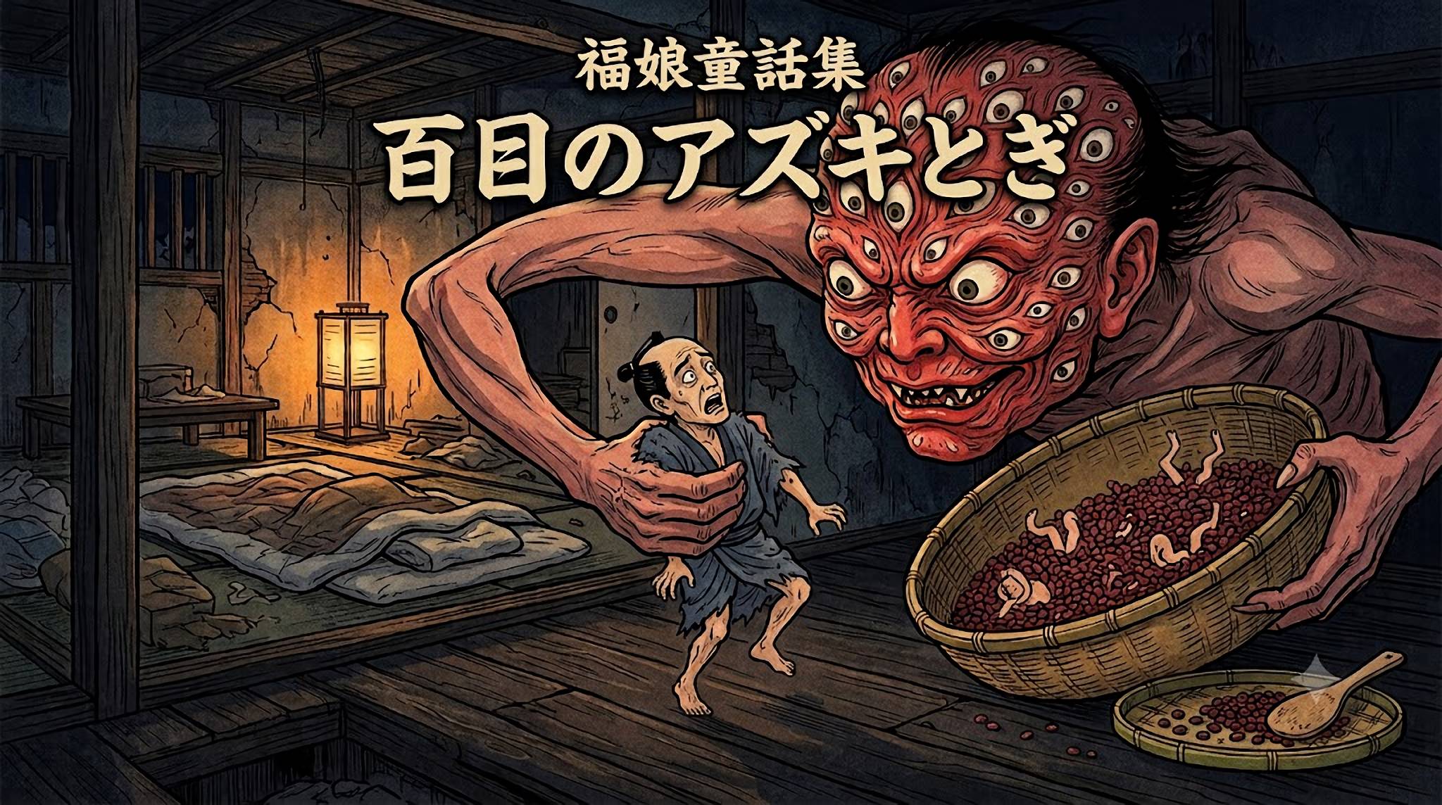 百目のアズキとぎ