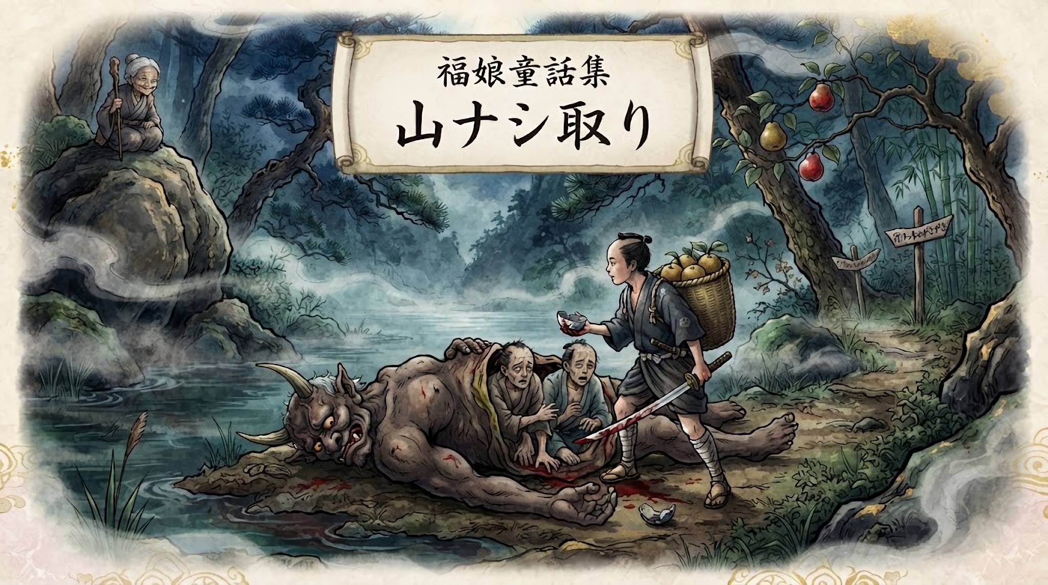 山ナシ取り