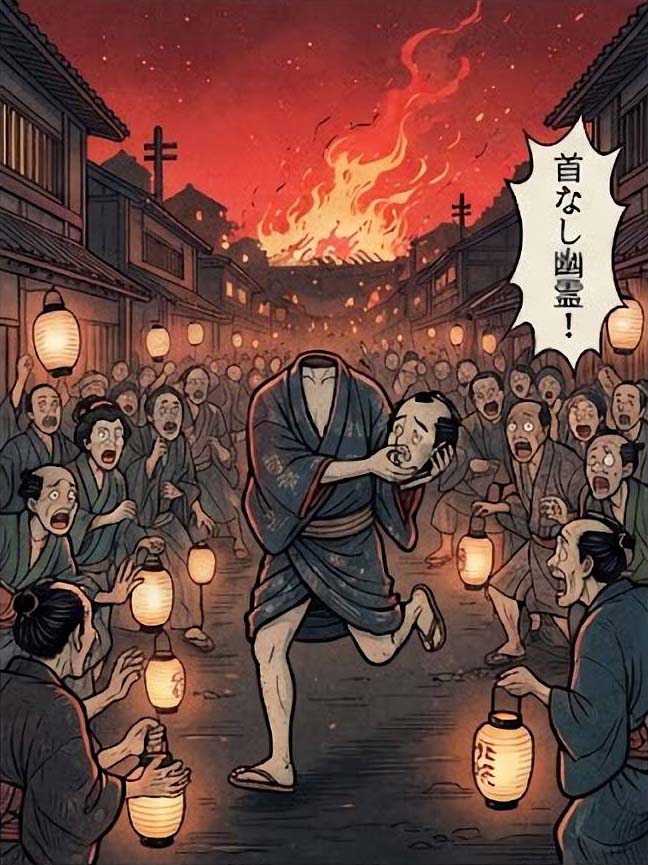 首なし幽霊