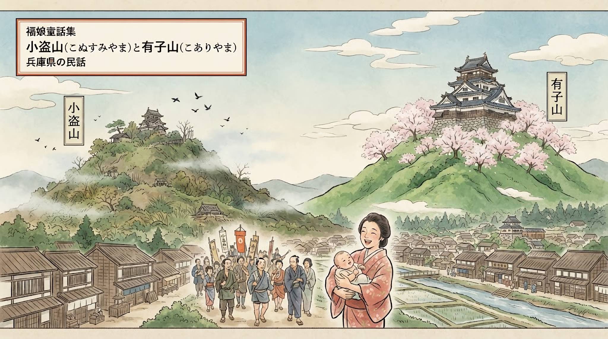小盗山(こぬすみやま)と有子山(こありやま)