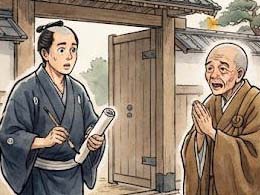 お坊さんに手を貸した男