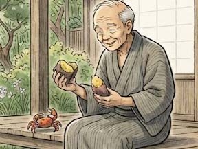 おじいさんとカニ