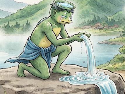 畳石の一ぱい水