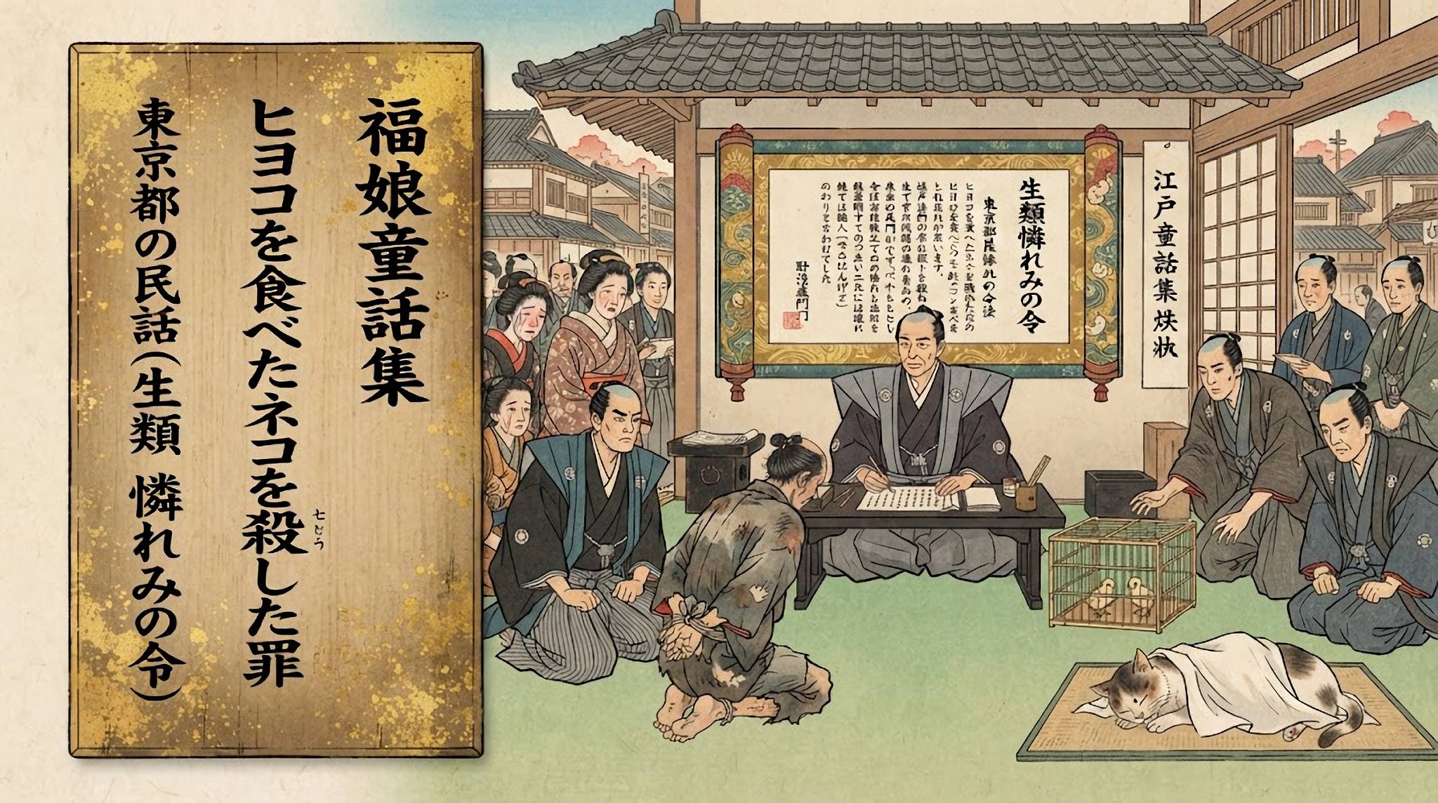 生類憐れみの令「ヒヨコを食べたネコを殺した罪」