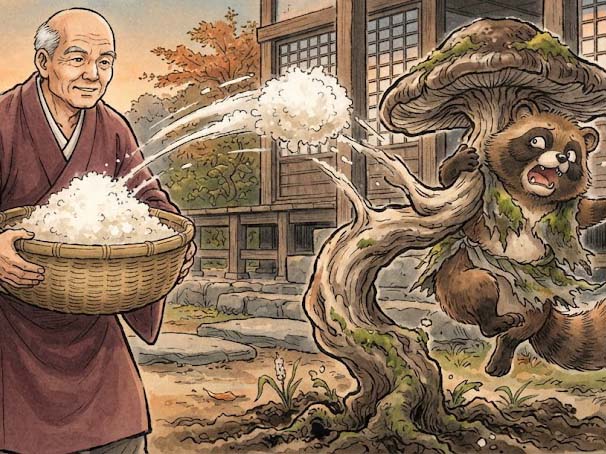毒キノコと大根おろし