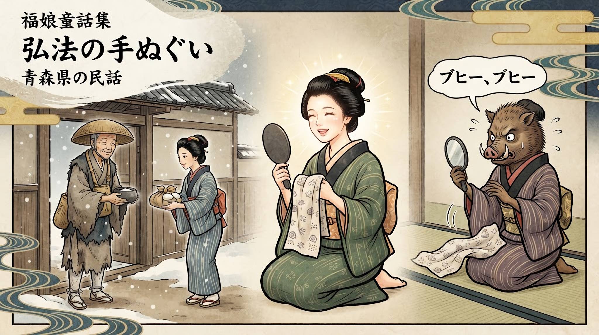 弘法の手ぬぐい 弘法話