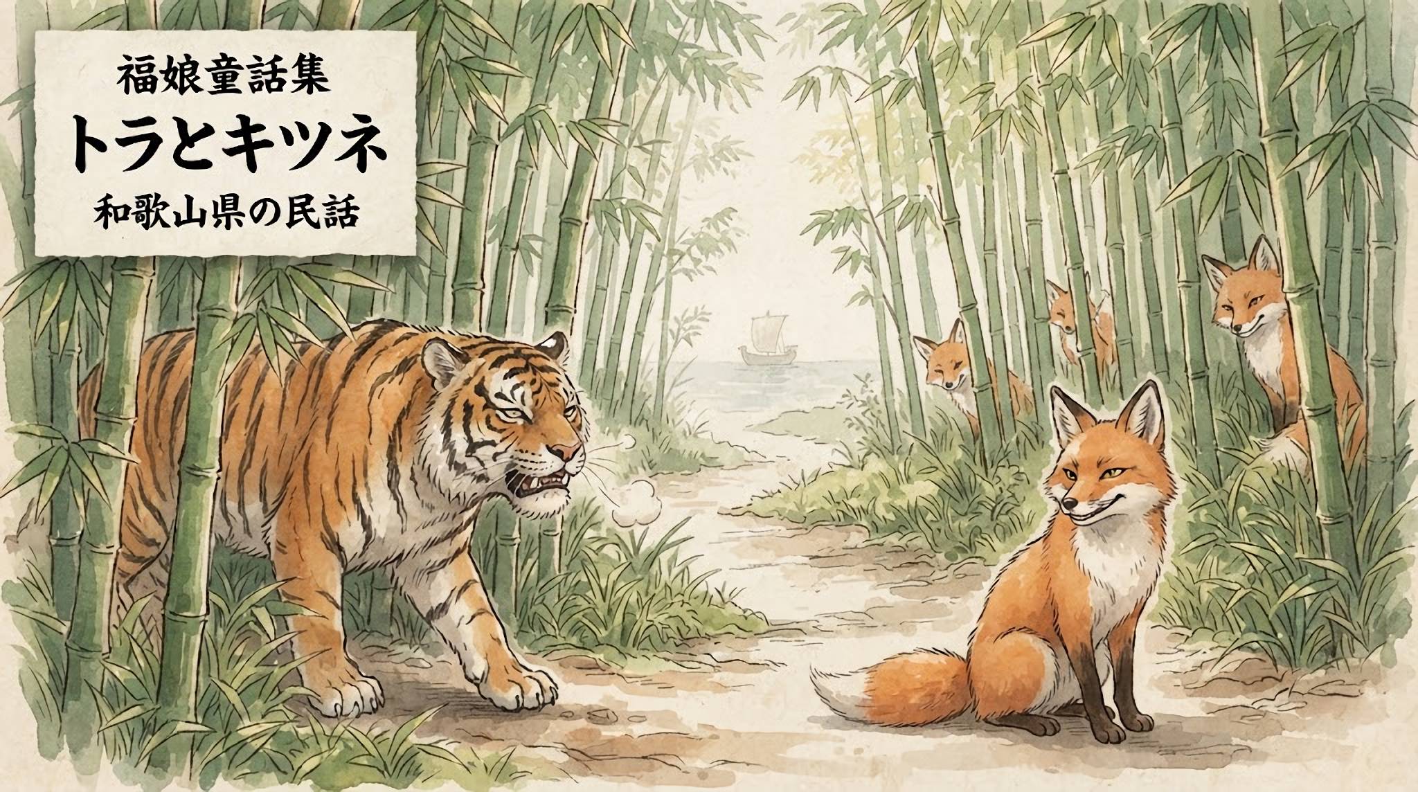トラとキツネ