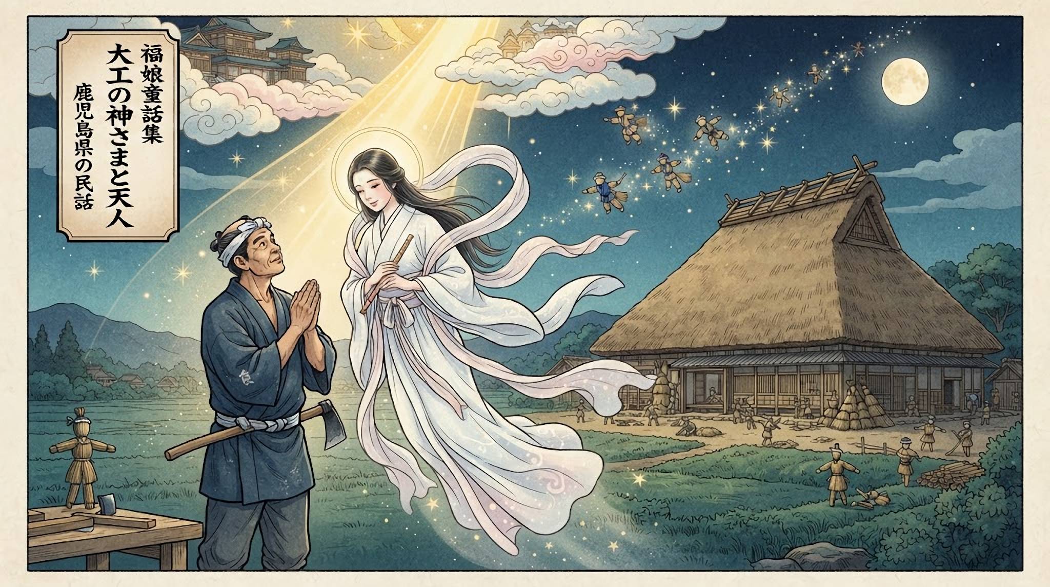 大工の神さまと天人