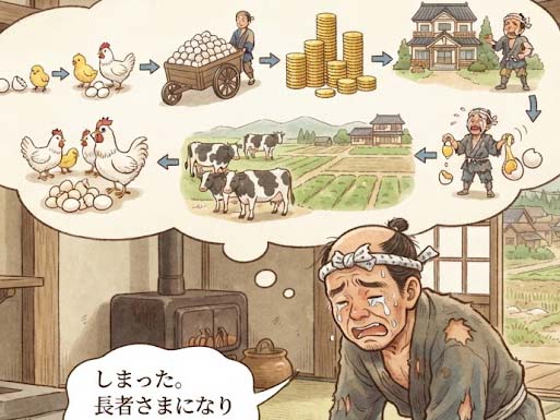 長者になりそこねた欲張り