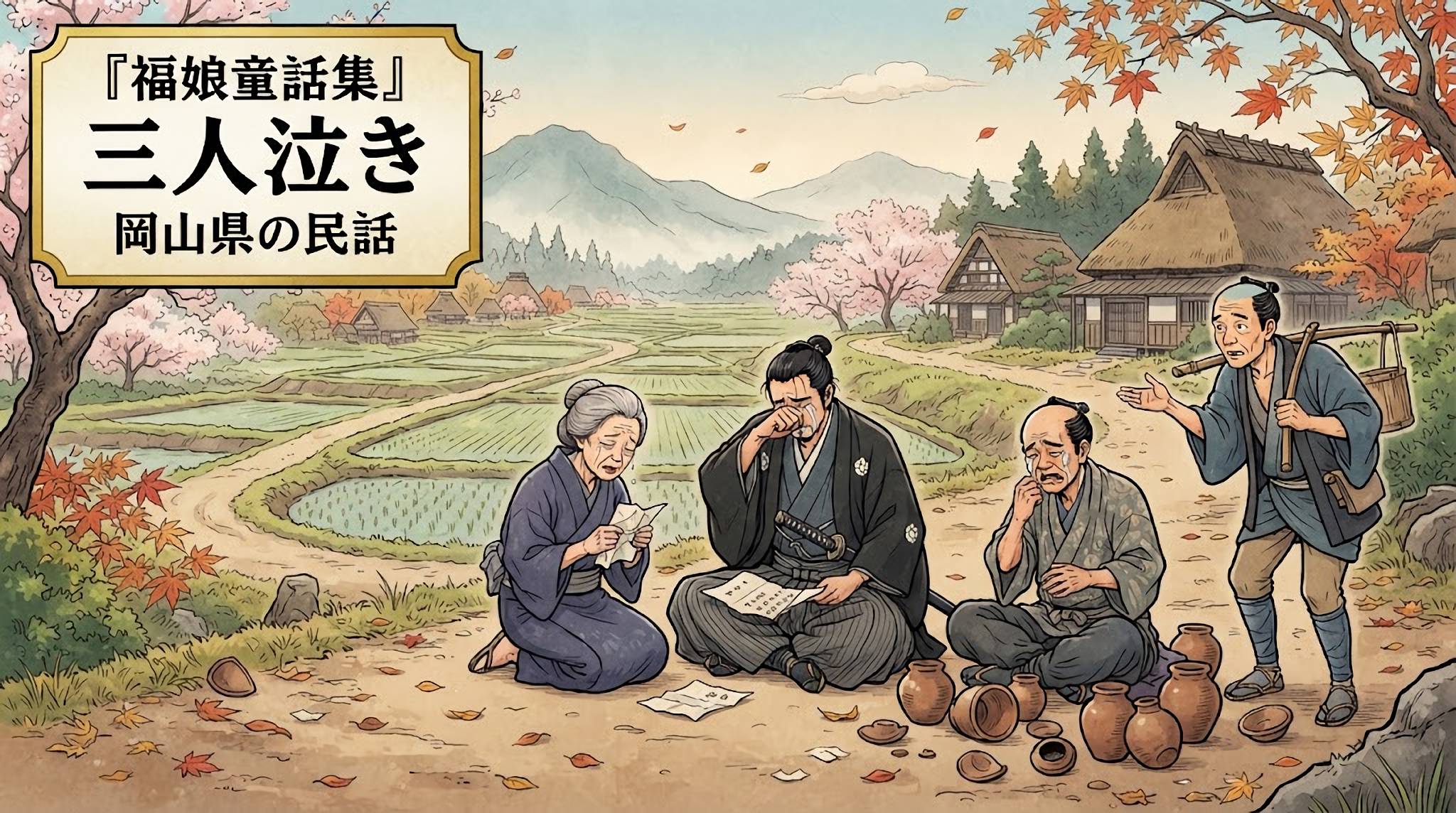 三人泣き