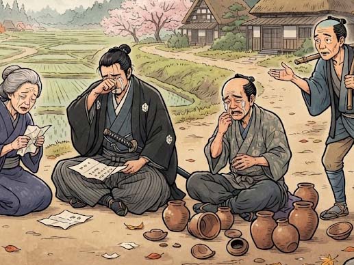 三人泣き