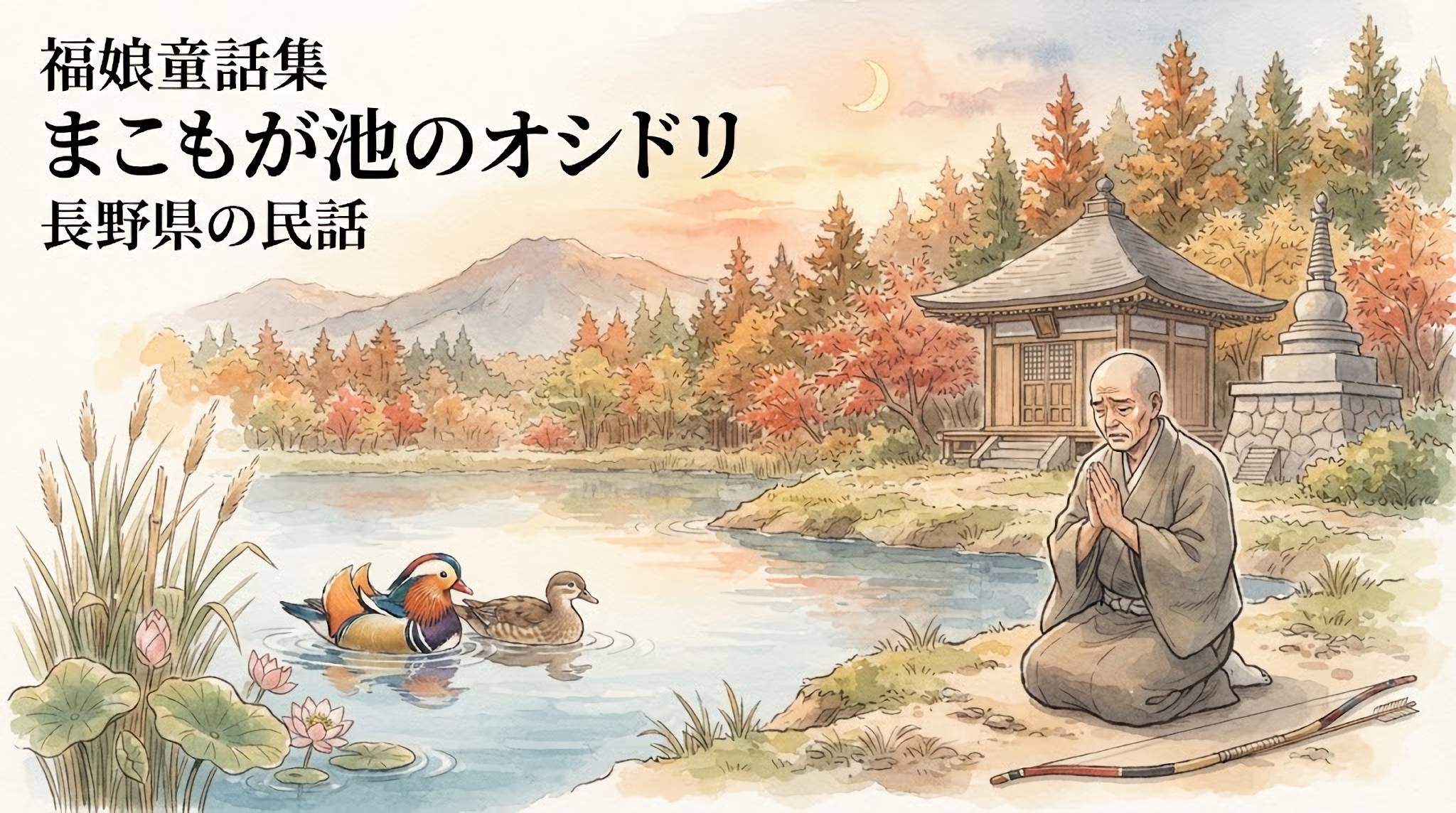 まこもが池のオシドリ
