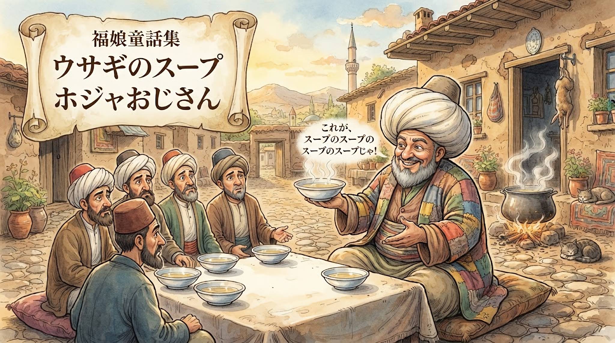 ホジャおじさんのウサギのスープ