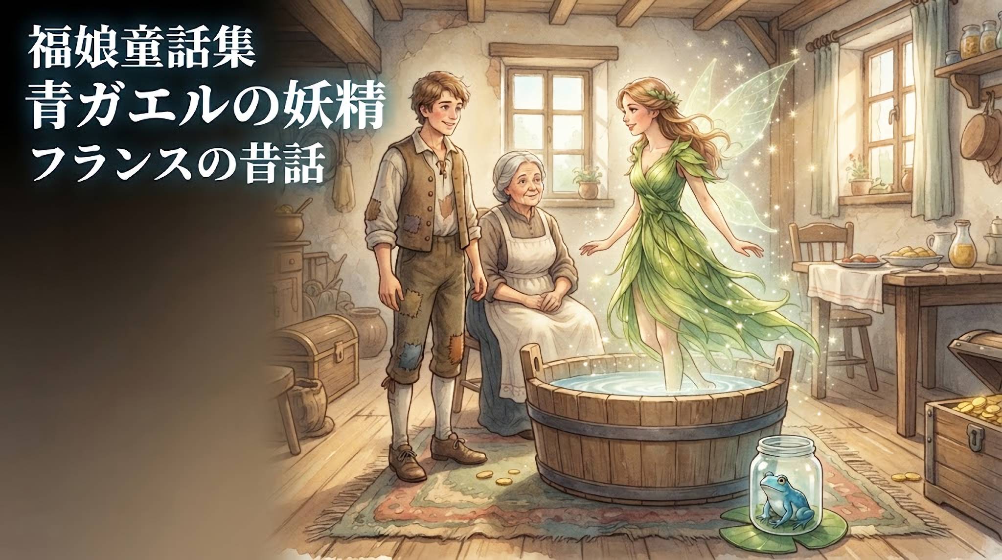 青ガエルの妖精 フランスの昔話