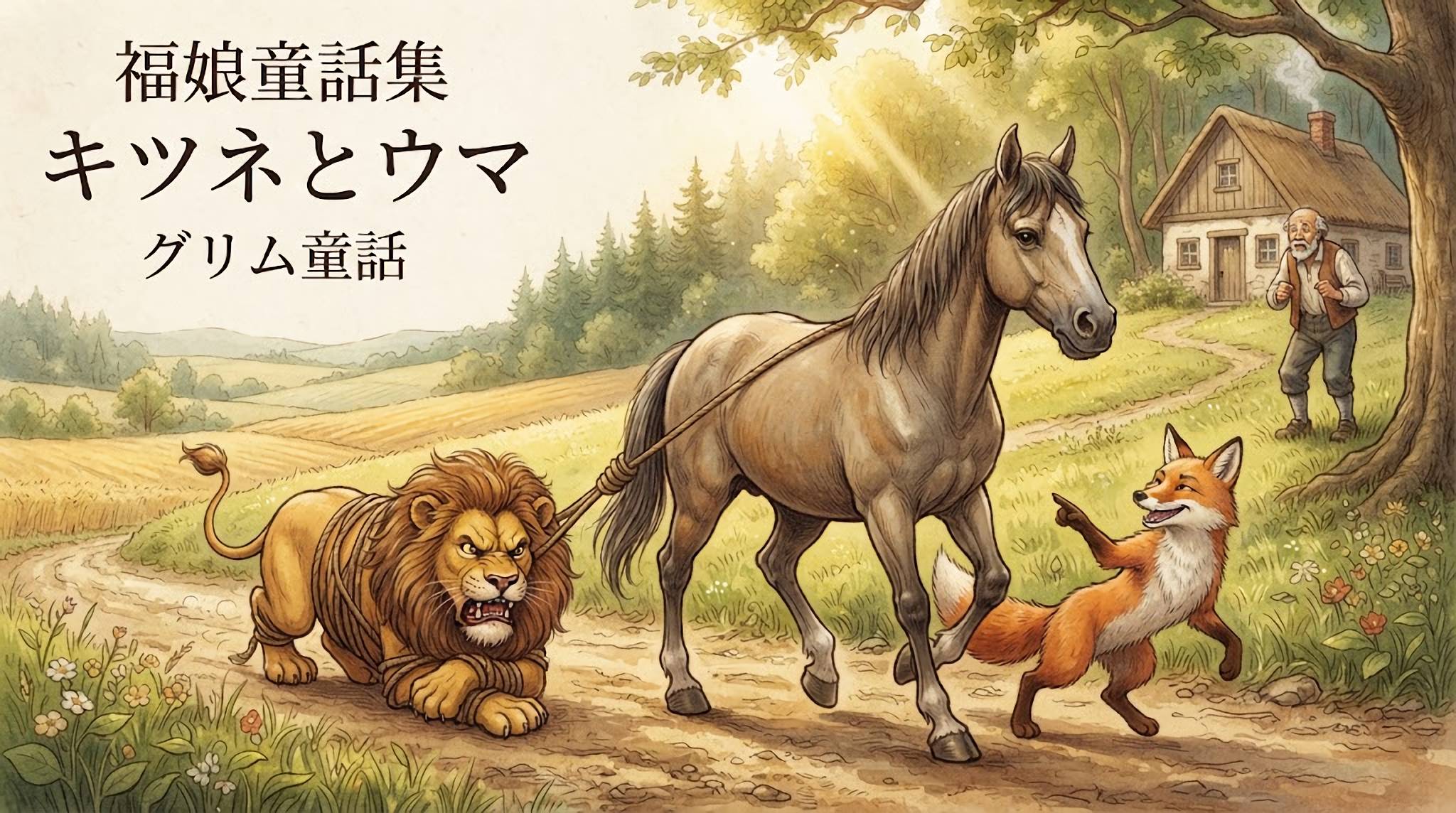 キツネとウマ
