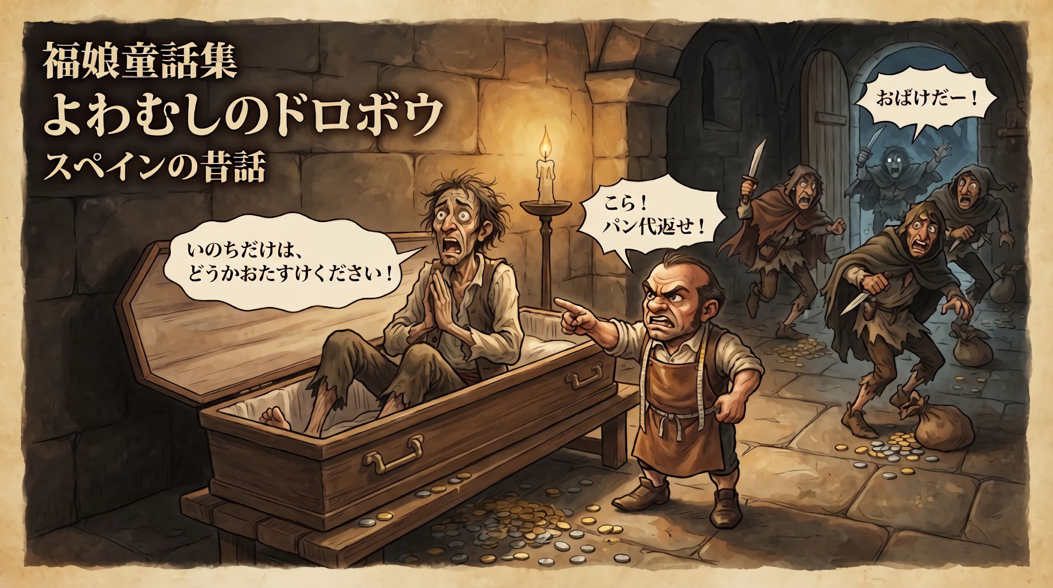 よわむしのドロボウ