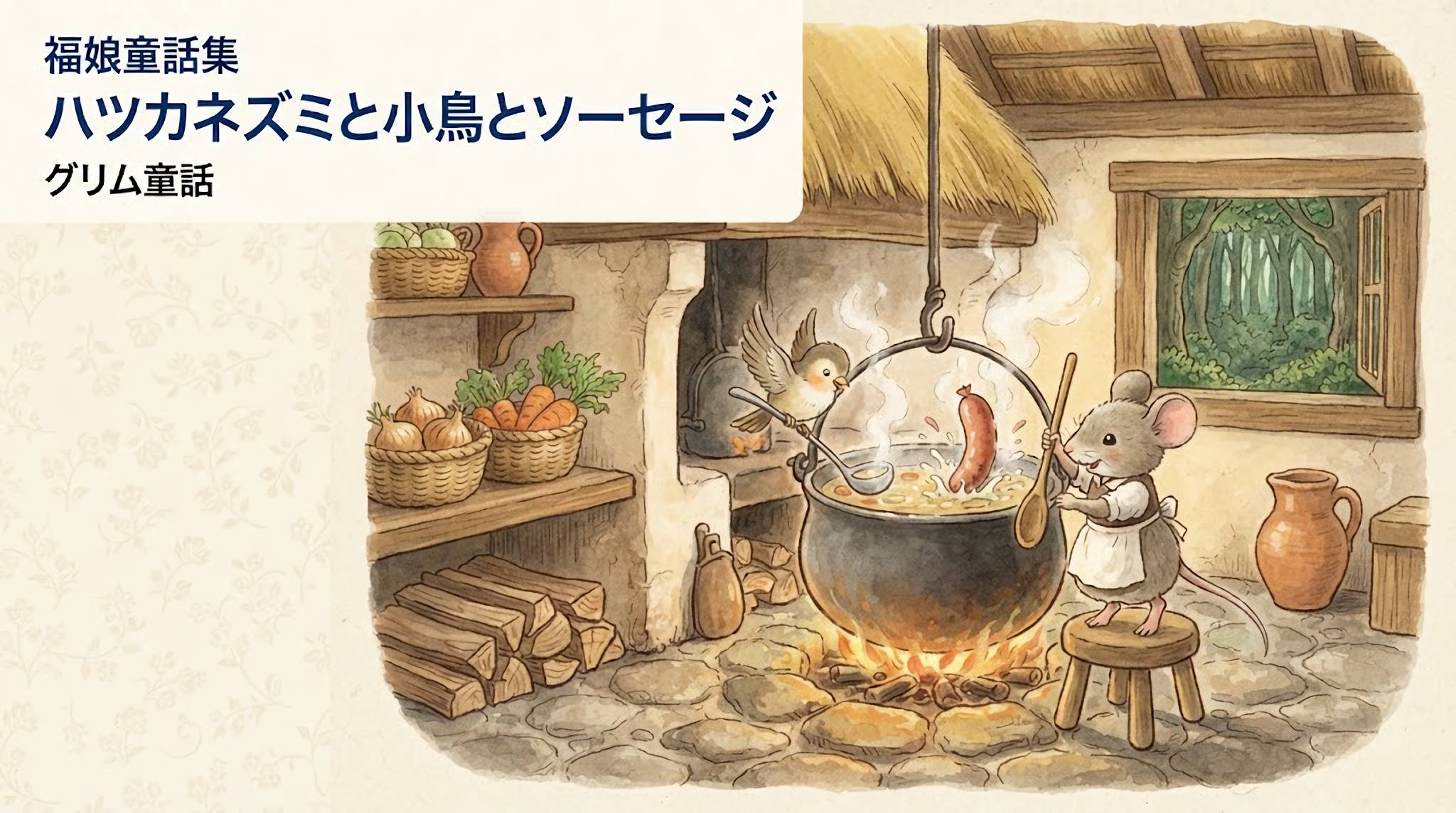 ハツカネズミと小鳥とソーセージ