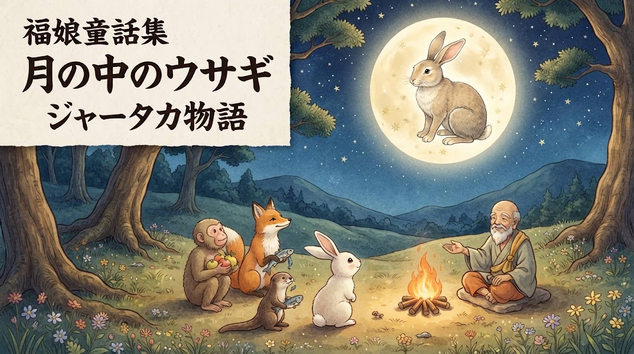 月の中のウサギ