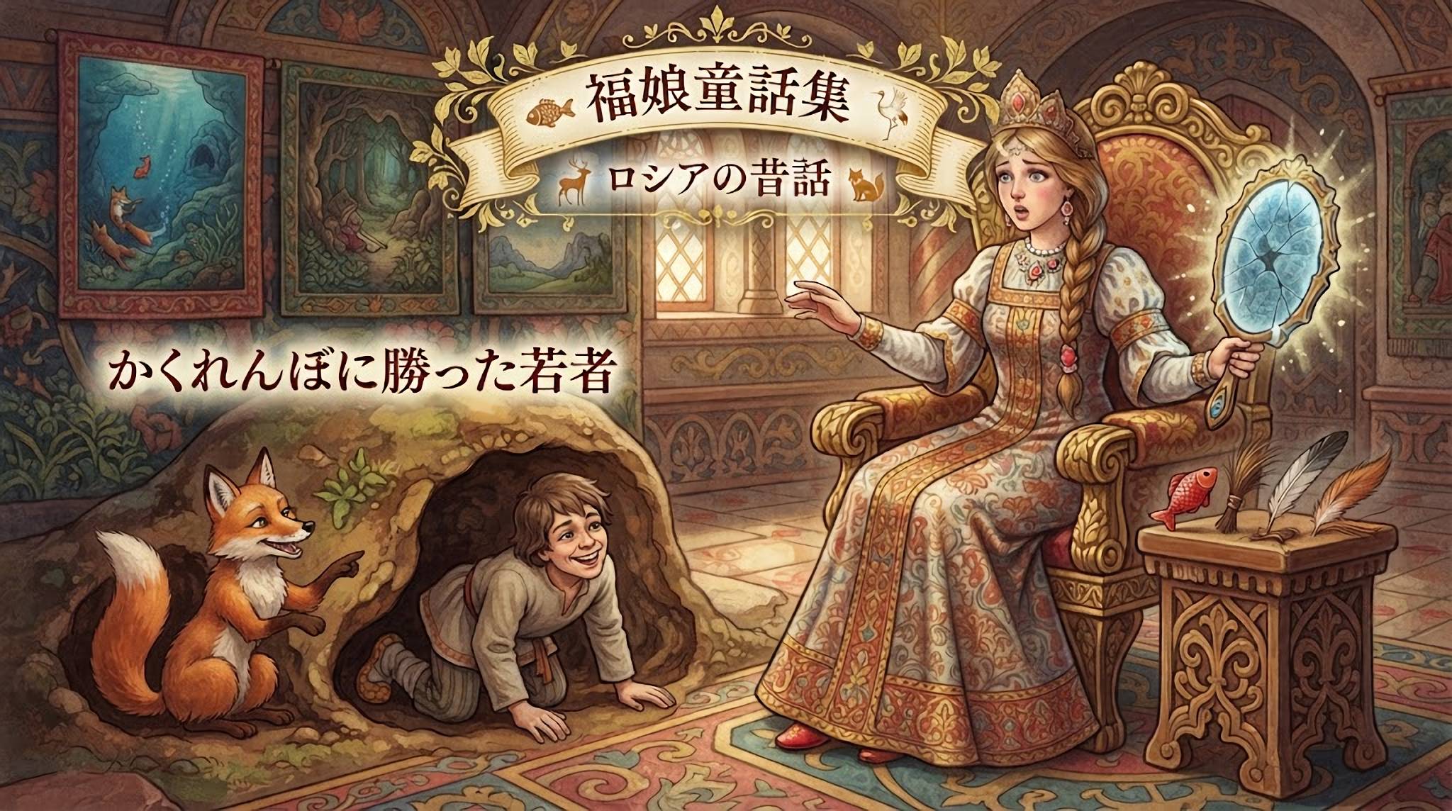 かくれんぼに勝った若者