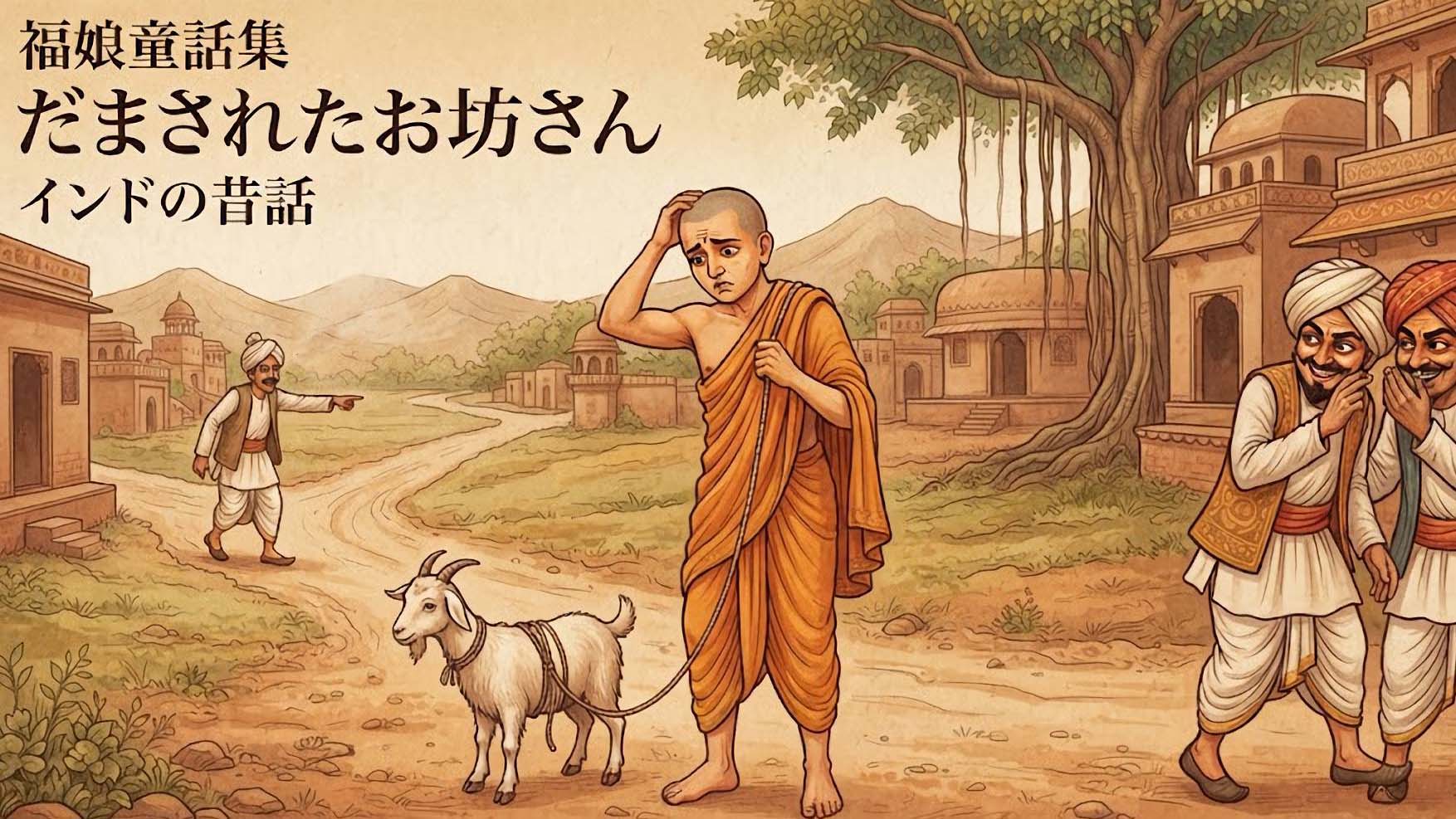 だまされたお坊さん