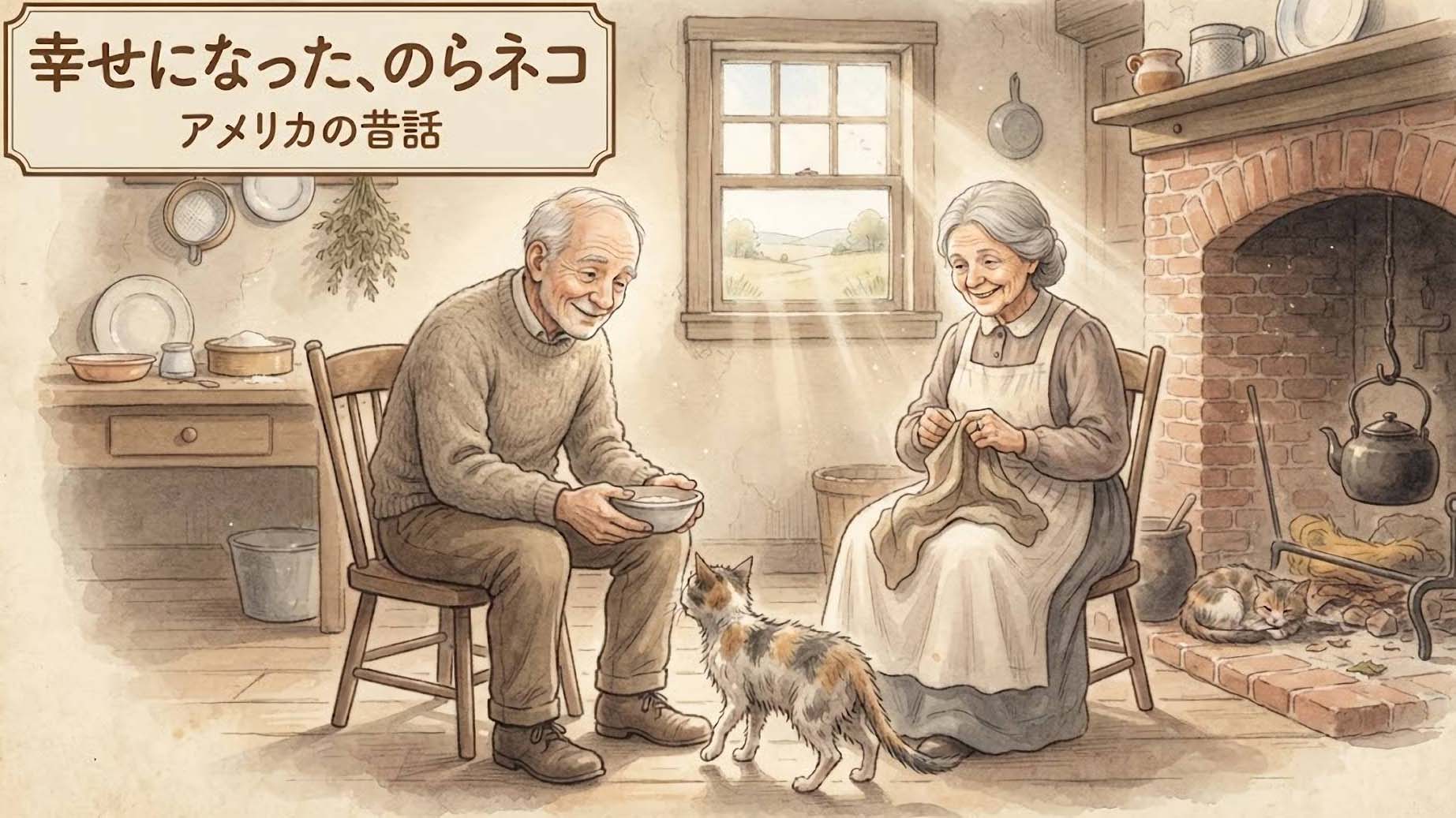 幸せになった、のらネコ