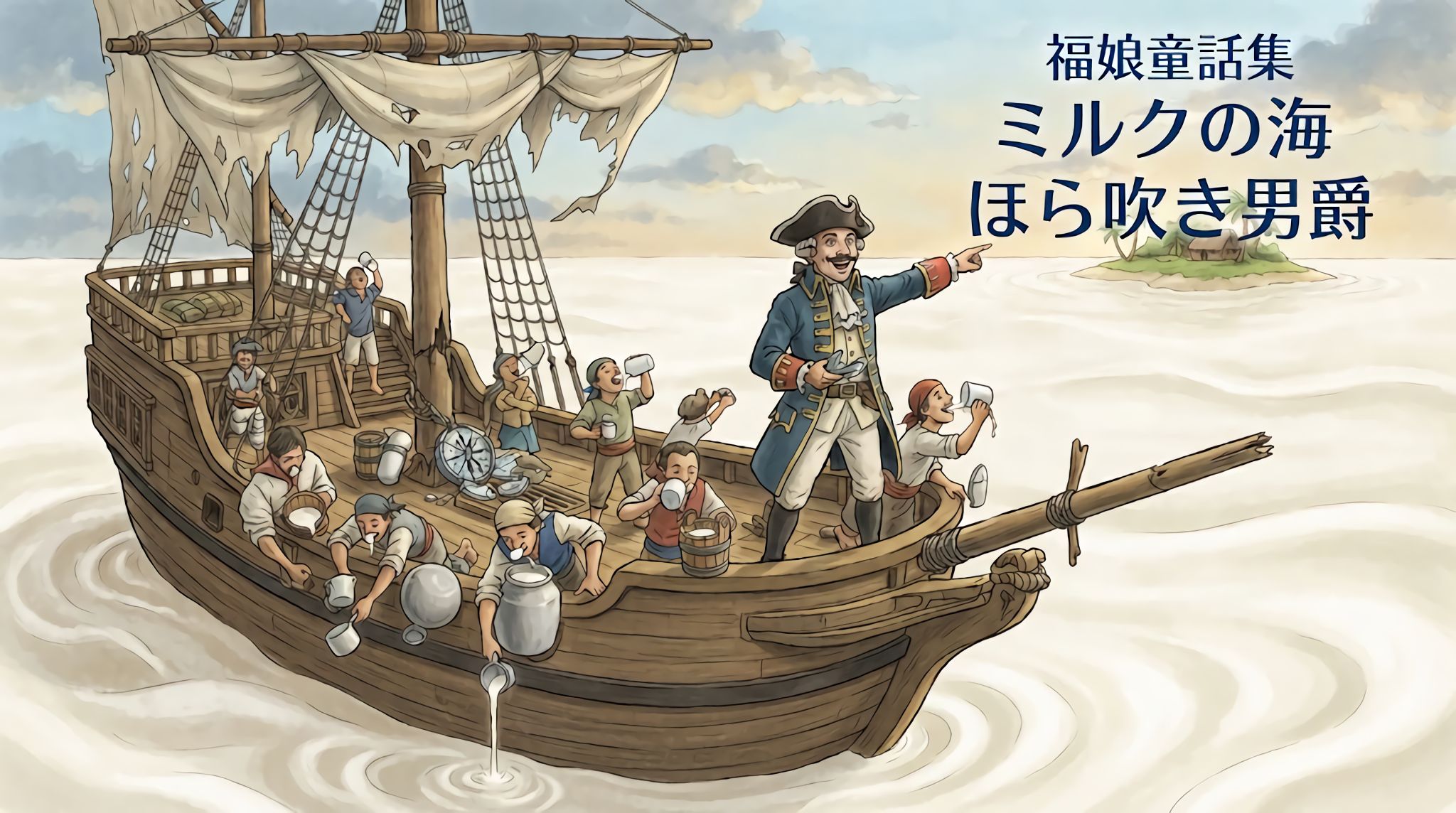 ほら吹き男爵 ミルクの海